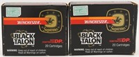 40 Rounds Of Winchester Black Talon 9mm Luger