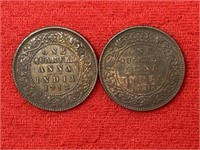 1913 India One Quarters