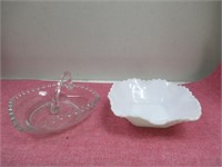 2 Candle Dishes