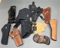 12 Leather or Nylon Handgun Holsters