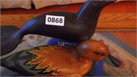 Wooden duck , wooden seal