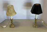 Mini Table Lamps Nightstand Lamp Brass