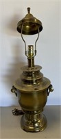 Vintage Brass Amphora Table Lamp