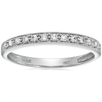 10 White Gold Natural Diamond Wedding Ring