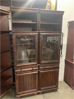 2 WOODEN CABINETS