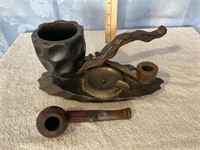 Pipe and Ashtray