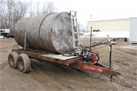 9ft x 63" Tank on Farmhand Tandem Axle Transport