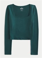 Hollister Seamless LongSleeve Square neck tshirt S