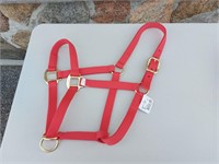 New Red Halter Large Horse