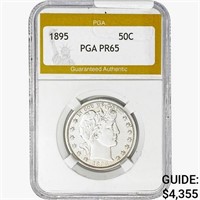 1895 Barber Half Dollar PGA PR65