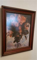 Renoir style print framed locally with museum