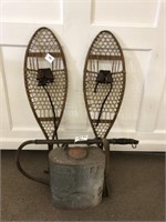 Pair of Snowshoes and Back Pack Fire Extinguisher