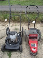 21" push mower, TroyBilt 5hp trimmer mower