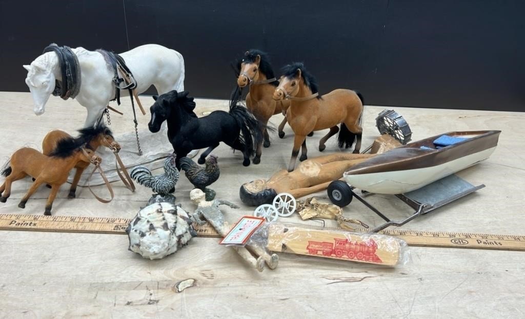 Misc. Toy Horses, Farm Animals and Other Toy