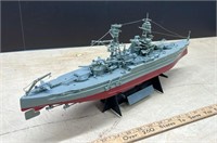 Model of the US Battleship Arizona. NO SHIPPING