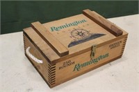 Remington Country Wood Ammo Box, Approx 16"x10"x7"