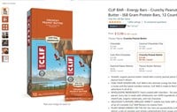 CLIF BAR - Energy Bars - Crunchy Peanut Butter