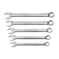 12-Point SAE Ratcheting Wrench Set (5-Piece)