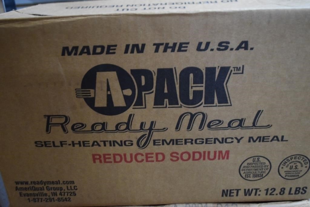 Case Of MRE Meals, A Pack Ready Meals