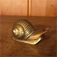 Brass Snail Figurine