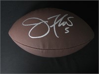 Joe Flacco Signed Football JSA COA