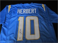 Justin Herbert Signed Jersey COA Pros