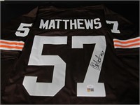 Clay Matthews Signed Jersey JSA COA