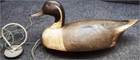 Fowlers Point Wooden Duck Hunting Decoy