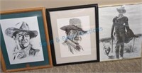 John Wayne drawings pictures
