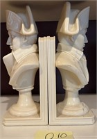F - PAIR OF NAPOLEON BOOKENDS (O10)