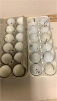 2 dozen assorted Nike golf balls