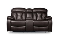 Home Elegance DBL Reclining Gilder Love Seat