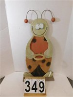 Ladybug Lawn Ornament with Plant Holder