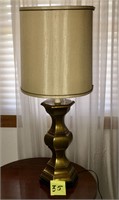 Lamp With Barrel Shade