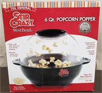 West Bend Stir Crazy 6Qt Popcorn Machine