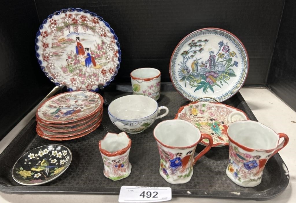 Japanese Porcelain Plates & Cups.