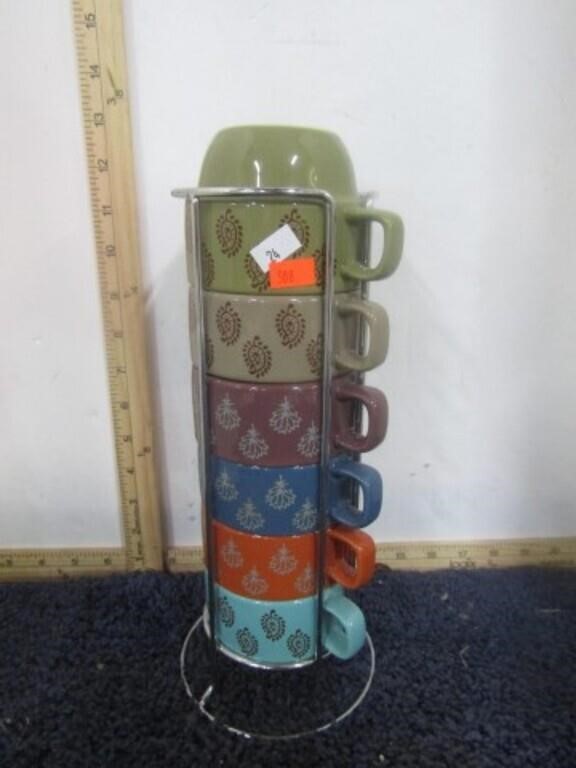 COFFEE CUPS & STAND