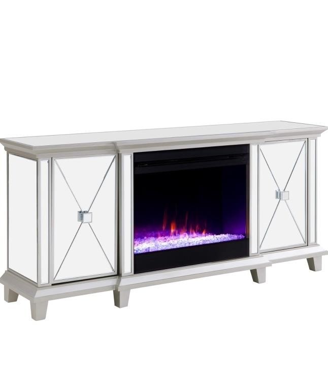 SEI Mirrored Fireplace Stand

Newly