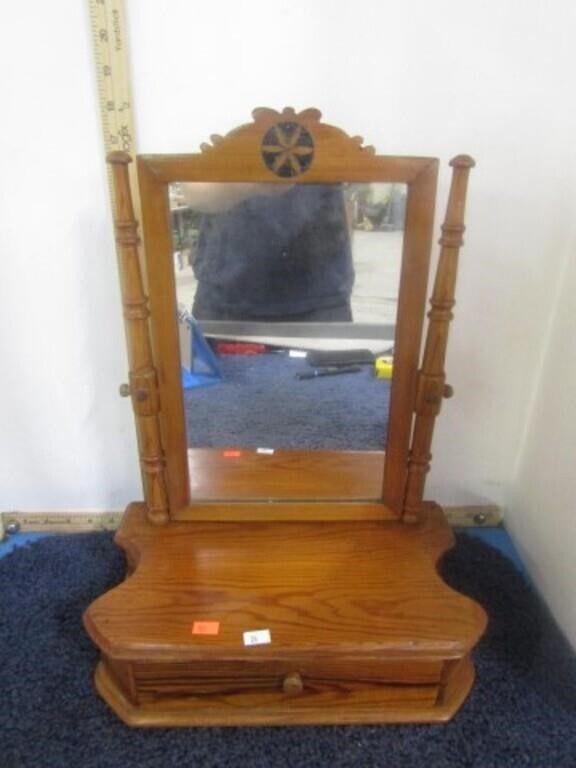 PINE SHAVING MIRROR