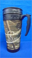 Ducks Unlimited Travel Mug Insulated Cameo Fabric