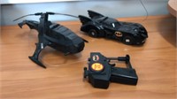 Vintage Batman Vehicle Lot (RC and Super Powers)