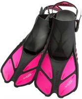 NEW-$42 S/M size Adult Short Adjustable Swim Fins