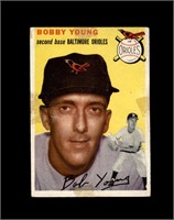 1954 Topps #8 Bobby Young P/F to GD+