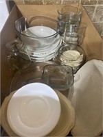 Small bowls, large bowls, platters and plates