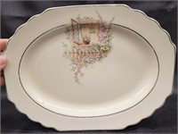 Lido W.S. George Canarytone serving plate