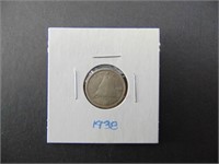 1938 Canadian Ten Cent Coin