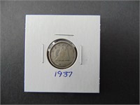 1937 Canadian Ten Cent Coin