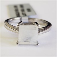 $160 Silver Moonstone(1.8ct) Ring