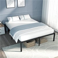 SEALED-BedStory Queen Size Bed Frame, 16 Inch Plat
