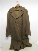 Vintage Military Long Coat